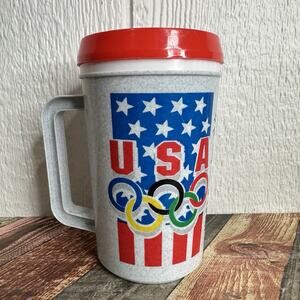 Vintage Super Thermos 1996 Olympic USA Atlanta Coffee cup mug